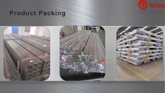 Tubo rectangular de acero inoxidable de 120 mm de diámetro exterior, personalizable y de durabilidad duradera para sus necesidades de personalización