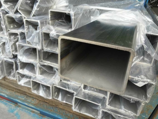 Tubo cuadrado de acero inoxidable certificado ASTM A312 1 mm-150 mm de espesor de pared