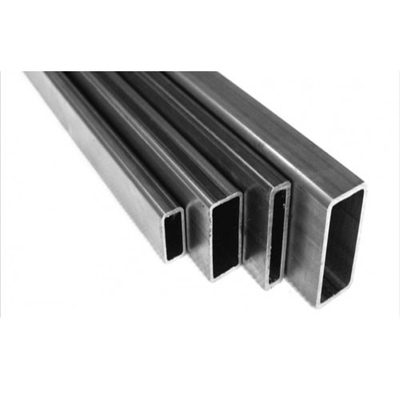 Tubería de acero inoxidable rectangular soldada con autógena SS201 202 304 304L 316 316L