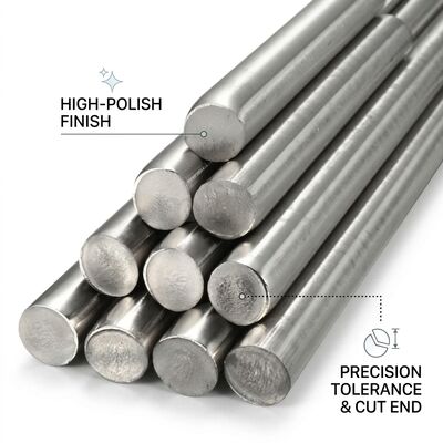 Tubo de acero inoxidable sin costura de grado alimenticio 316Ti de 6-813 mm de diámetro exterior para uso farmacéutico