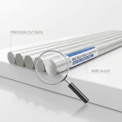 Barra redonda de aluminio 4032-T651, aleación de Al-Si de baja expansión térmica para pistones de motor y componentes de desgaste de compresores