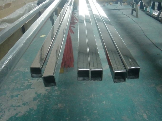 El tubo cuadrado de acero inoxidable decorativo pulió SS201 SS304 310L 316 0